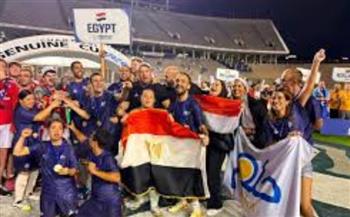   وزيرة التضامن تهنئ فريق "حلم" المصري بالتتويج ببطولة العالم لكرة القدم الدامجة