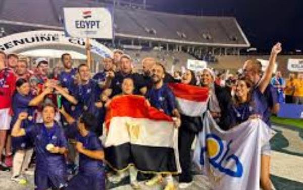 وزيرة التضامن تهنئ فريق "حلم" المصري بالتتويج ببطولة العالم لكرة القدم الدامجة