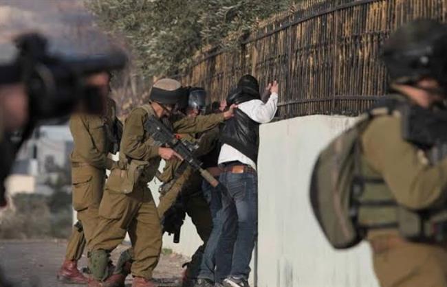 الاحتلال الإسرائيلي يعتقل مالايقل عن 11 فلسطينيا من مدن الضفة الغربية
