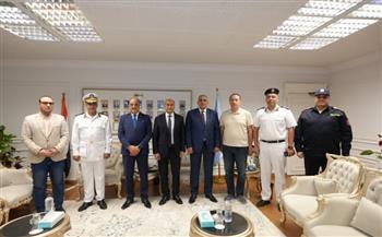 محافظ أسيوط يستقبل مساعد وزير الداخلية لمنطقة وسط الصعيد ومدير الأمن والقيادات الأمنية