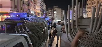 رفع 298 مخالفة وإشغالاً متنوعاً في اليوم الثالث للحملات الانضباطية بكفر الشيخ