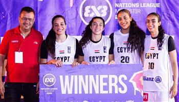 منتخب شابات السلة 3×3 يتوج بلقب دوري الأمم بعد الفوز على تونس