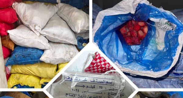ضربة للغش الغذائي.. ضبط خرشوف وفراولة ومانجو مجمدة مخالفة بالبحيرة