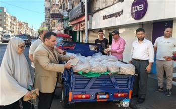   وكيل وزارة التموين بالإسكندرية في جولات على المخابز البلدية ومنافذ بيع الخبز المتنقلة