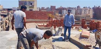 ضربة جديدة للبناء المخالف في المنصورة