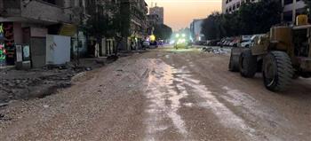   الجيزة تبدأ تطوير شارع المطار بطول 1.5 كم