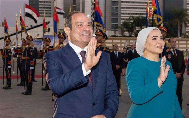 السيدة انتصار السيسي تحتفي بزيارة الرئيس الصيني: مصر ترحب بكم بكل محبة