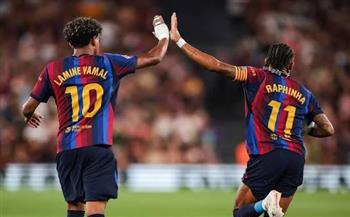   برشلونة يفوز على رايو فاليكانو 5-2 فى الدورى الأسبانى