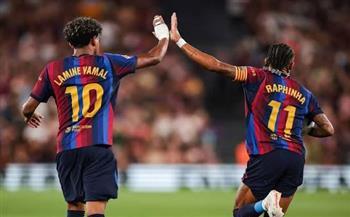 برشلونة يفوز على رايو فاليكانو 5-2 فى الدورى الأسبانى