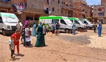 صحة الفيوم: الكشف على 4129 مريضا بالقوافل العلاجية خلال أغسطس