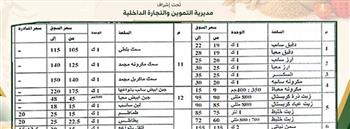   «رادار الأسعار».. مبادرة من "تموين الوادي الجديد " لنشر قائمة استرشادية لأسعار السلع