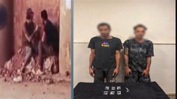   ضبط شخصين بالقليوبية بعد ظهورهما في فيديو أثناء تعاطي المخدرات