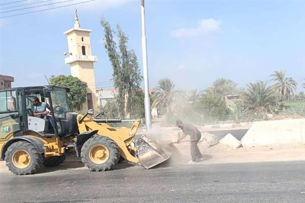 حملات مكثفة للنظافة ورفع الإشغالات في الفيوم