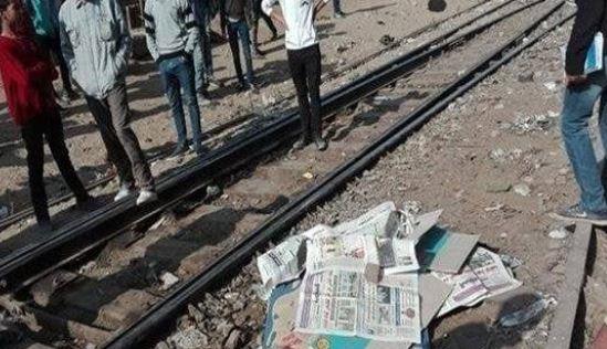 مصرع سيدة دهسًا أسفل عجلات قطار في ملوي بالمنيا