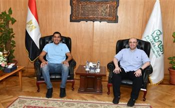   محافظ الفيوم يستقبل وزير الشباب والرياضة