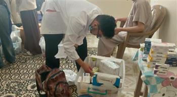 طب الإسكندرية تنظم قافلة طبية شاملة لخدمة كبار السن بدار كريم بالعجمي