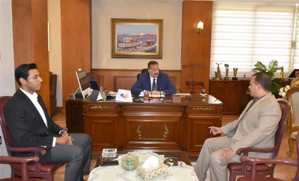 محافظ بورسعيد يستقبل نقيب المهندسين بالمحافظة لبحث عدد من الملفات وتعزيز التعاون