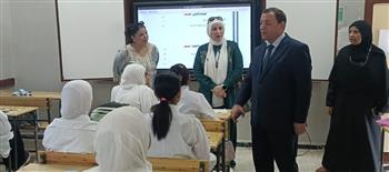   مدير تعليم بني سويف يتابع انتظام الدراسة