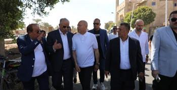 محافظ القاهرة يتفقد أعمال تنفيذ مشروع خطوط المياه الخارجية من محطة كفر العلو الجديدة