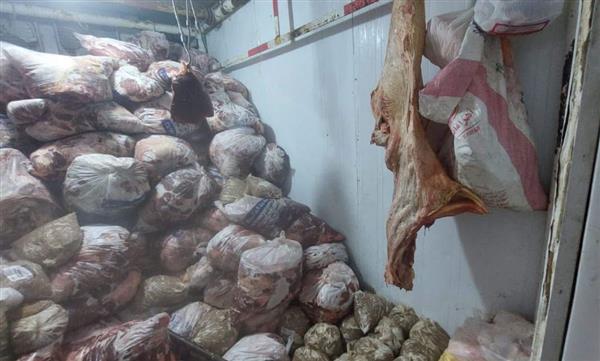 ضبط 20 طن لحوم مجهولة المصدر ومتغيرة الصفات بالقليوبية