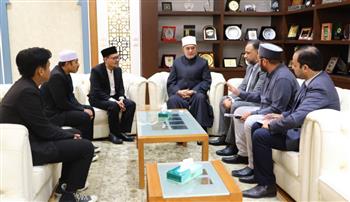 مفتي الجمهورية يستقبل مبعوث وزير الشؤون الدينية الإندونيسي