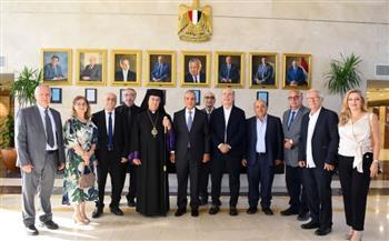 وزير الخارجية يستقبل رموز من المصريين من أصول أرمينية