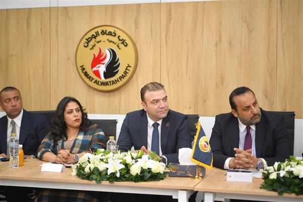 وفد تنسيقية شباب الأحزاب والسياسيين يزور حزب حماة الوطن لبحث تعزيز التعاون