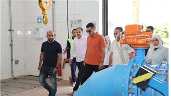 رئيس مياه القليوبية يتفقد محطة سرياقوس المرشحة ويوجه الالتزام بكفاءة  التشغيل