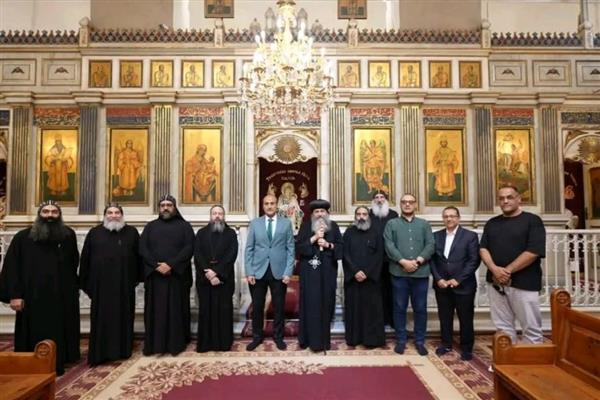 محافظ أسيوط يتفقد دير المحرق بالقوصية ويؤكد دعم مسار رحلة العائلة المقدسة