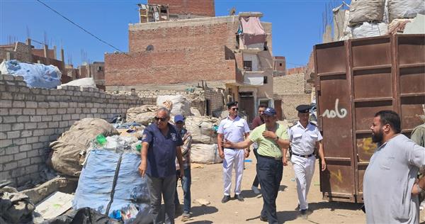 نهضة مصر تشارك في حملة أمنية مشتركة مع مديرية أمن الإسكندرية للحد من ظاهرة النباشين