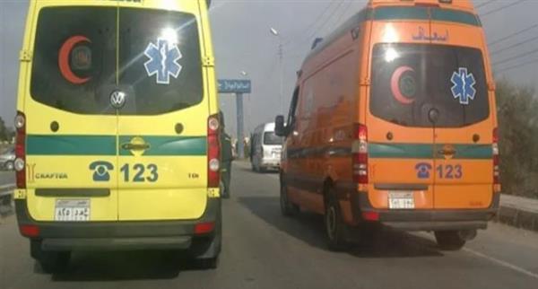 تصادم ميكروباص ونقل يصيب 12 طالبًا بالمنيا