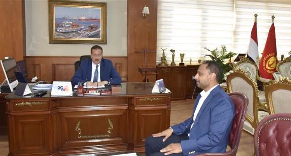 محافظ بورسعيد يستقبل النائب أحمد جوهر عضو مجلس الشيوخ