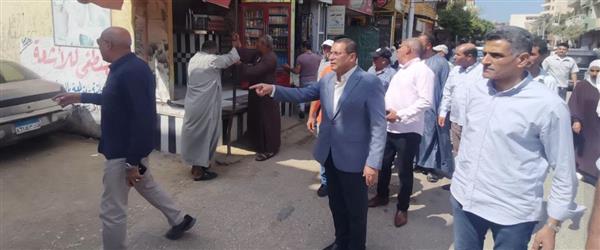 حملة لرفع الإشغالات والتعديات بمدينة إطسا