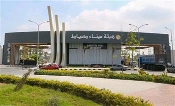 حركة تداول السفن بميناء دمياط اليوم