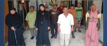   ضبط 10 أشخاص لاستغلال 8 أطفال في التسول بالقاهرة