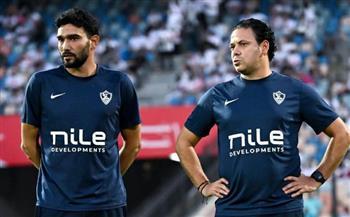 معتمد جمال يعيد سيف جعفر لتدريبات الزمالك قبل استئناف الدوري