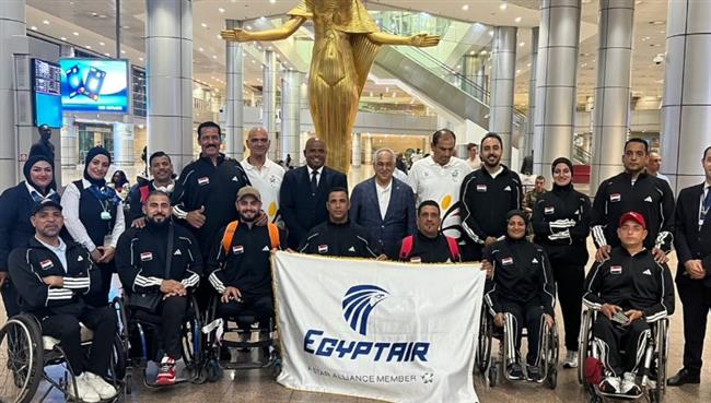 منتخب كرة اليد على الكراسي المتحركة يعود للقاهرة بعد المشاركة في بطولة العالم