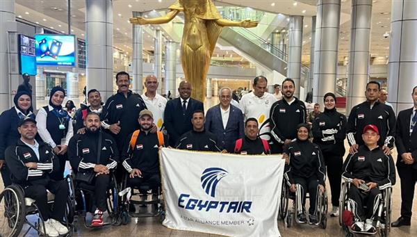 منتخب كرة اليد على الكراسي المتحركة يعود للقاهرة بعد المشاركة في بطولة العالم