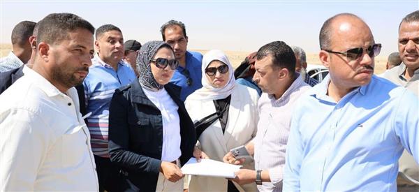محافظ الوادي الجديد تتابع رفع كفاءة مرافق بحيرة باريس