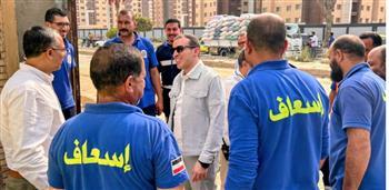 عمرو رشيد يتفقد فرع هيئة الإسعاف المصرية بمحافظة كفر الشيخ