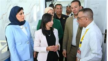 محافظ البحيرة توجه بتغطية ١٥٠ متر من المصرف المجاور للمدارس بالدلنجات