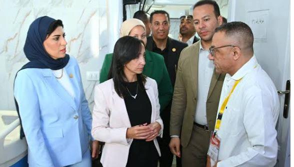 محافظ البحيرة توجه بتغطية ١٥٠ متر من المصرف المجاور للمدارس بالدلنجات