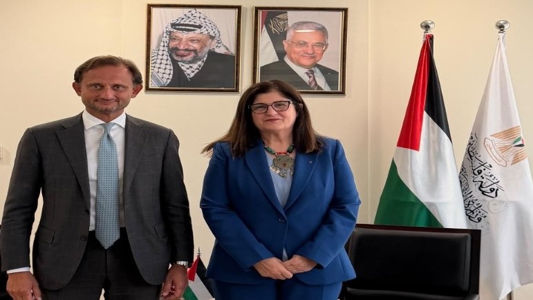 وزيرة خارجية فلسطين تطالب إيطاليا بالاعتراف بالدولة الفلسطينية