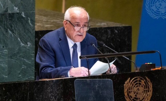 مندوب فلسطين بالأمم المتحدة: نثمن المواقف المصرية الرافضة للتهجير القسري