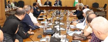   محافظ الجيزة يستعرض نسب تنفيذ مشروعات الكهرباء والرصف وتحسين البيئة