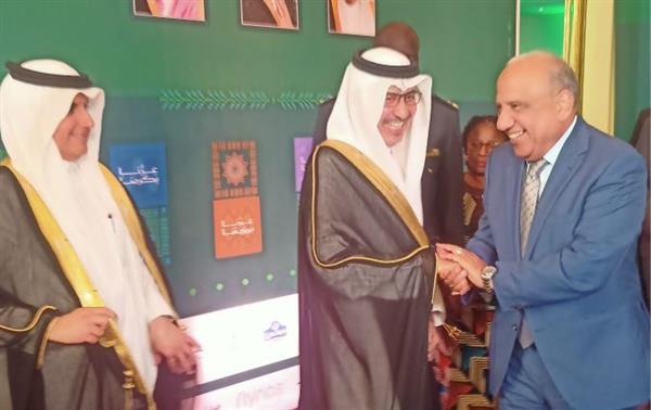 وزير الكهرباء يشارك سفارة المملكة العربية السعودية بالقاهرة الاحتفال باليوم الوطنى