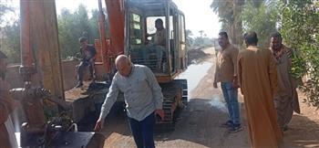 محافظ أسيوط: رفع 60 طنًا من مخلفات تطهير ترعة الشامية بساحل سليم