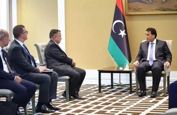 الأمين العام لجامعة الدول العربية يلتقي رئيس المجلس الرئاسي الليبي