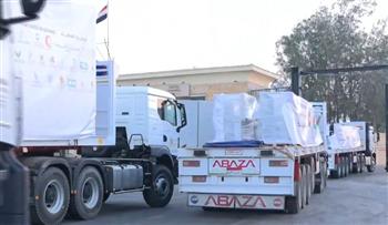  الهلال الأحمر المصري يدفع قافلة زاد العزة رقم 282 بحمولة تتجاوز 3871 طنا لأهالي غزة