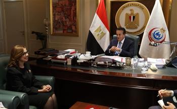   وزير الصحة يستقبل سفيرة مصر لدي سنغافورة لبحث آفاق التعاون الصحي بين البلدين